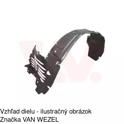 Podblatník (plast) 5015FP2T /POLCAR/ - obr. 1