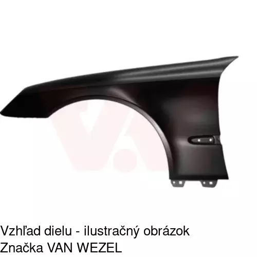 Predný blatník 501601 /POLCAR/ - obr. 1