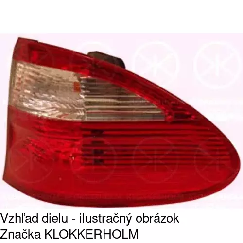 Zadné svetlo POLCAR 5016874X