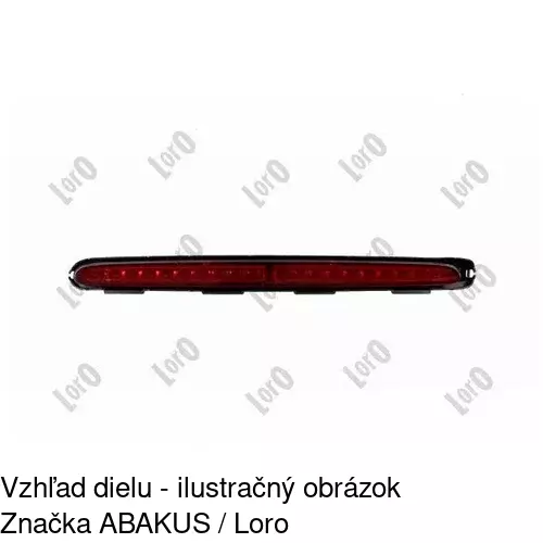 Svetlo stop 5016911E /POLCAR/ - obr. 2