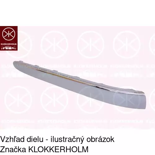 Lišta nárazníka 501696-6 /POLCAR/