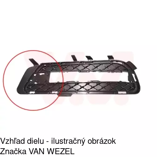 Kryt v nárazníku POLCAR 501827-3