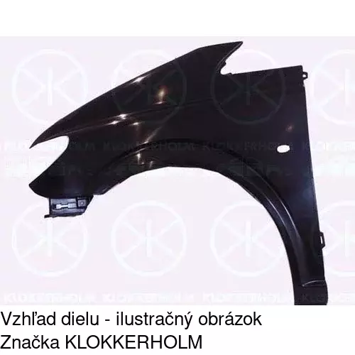 Predný blatník POLCAR 5040011J