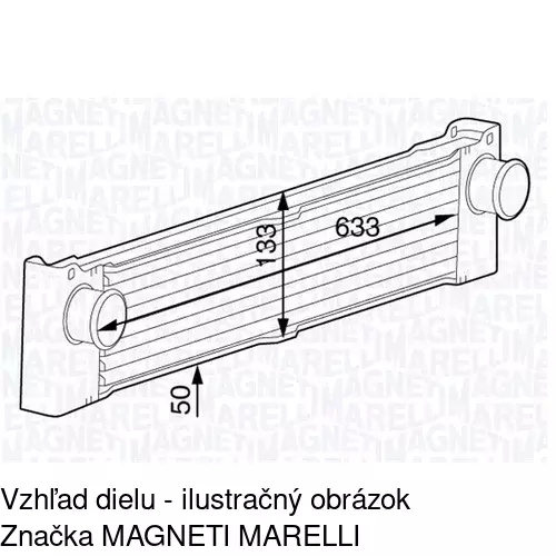 Chladiče vzduchu (Intercoolery) POLCAR 5040J8-1