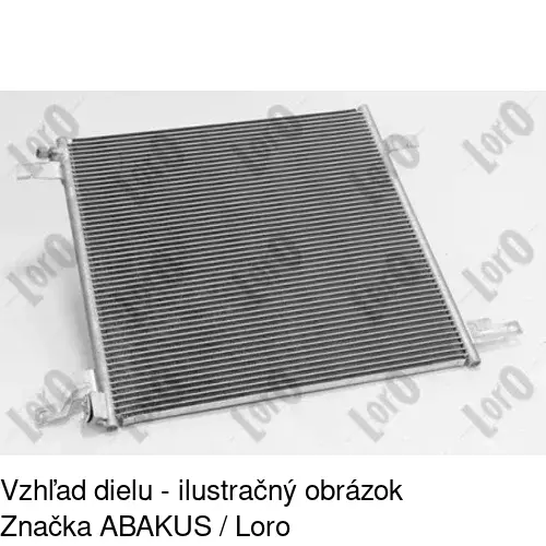 Chladiče klimatizácie 5044K8C1 /POLCAR/ - obr. 2