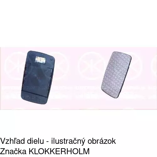 Sklo vonkajšieho zrkadla s držiakom 5062551E /POLCAR/ - obr. 5