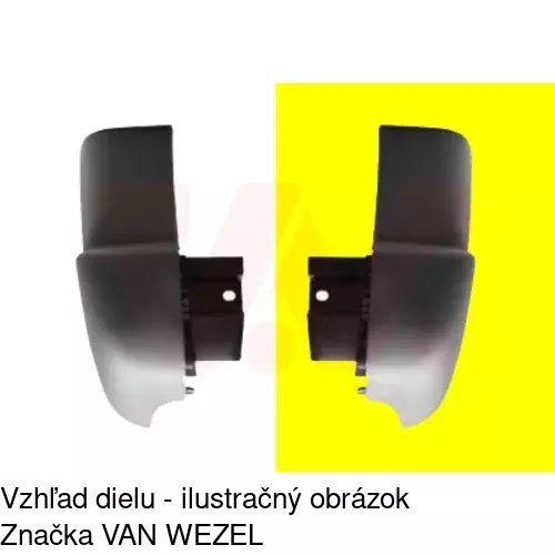 Rámik nárazníka POLCAR 506298-R