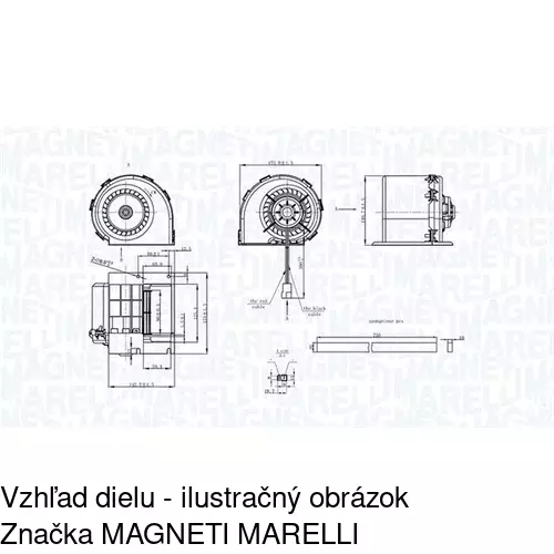 Ventilátory kúrenia 5062NU3X /POLCAR/ - obr. 2