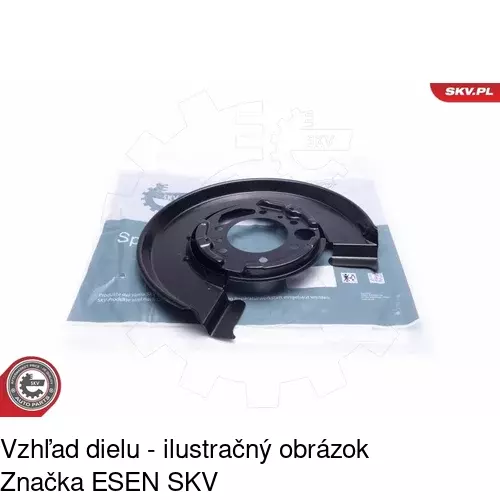 Brzdovy štít 5062OT-6 /POLCAR/ - obr. 3