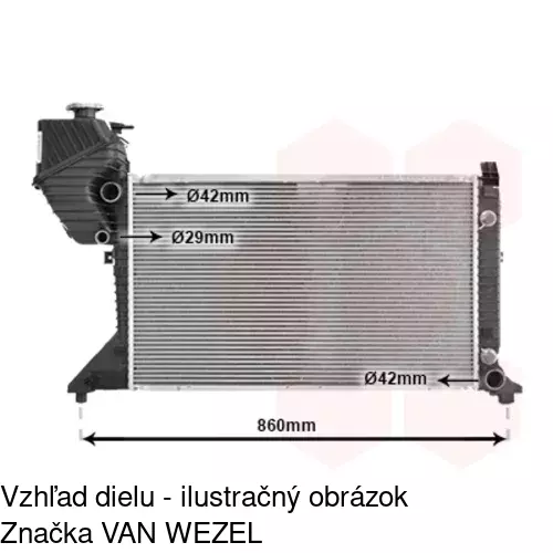 Chladiče vody 506308-2 /POLCAR/ - obr. 4
