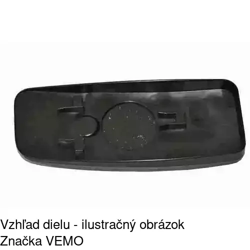 Sklo vonkajšieho zrkadla s držiakom 5065557E /POLCAR/ - obr. 5