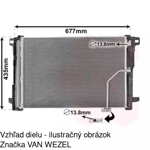 Chladiče klimatizácie 5070K8C1 /POLCAR/ - obr. 4