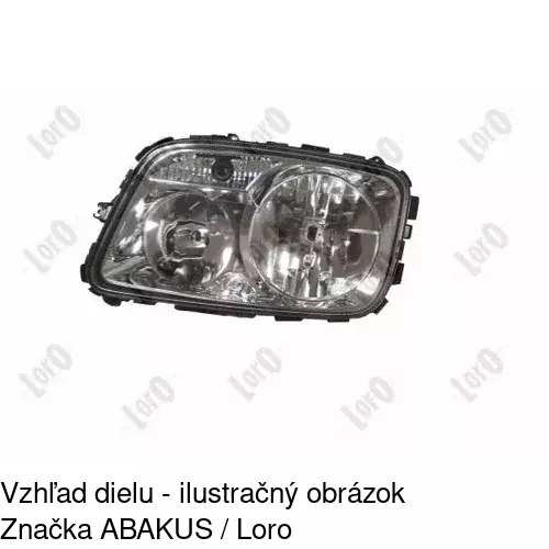 Hlavný reflektor POLCAR 5083091H