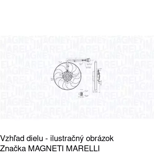 Ventilátory chladičov 509523W1X /POLCAR/ - obr. 2