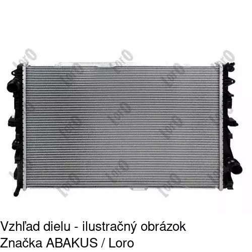 Chladiče vody 50F1081X /POLCAR/ - obr. 1
