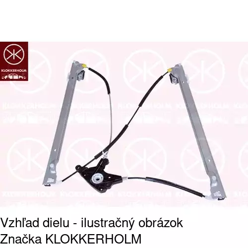 Elektrický mechanizmus okna dverí POLCAR 50N1PSE1