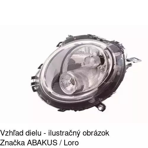 Hlavný reflektor 5102091U /POLCAR/ - obr. 5