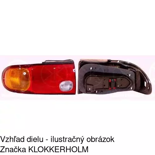 Zadné svetlo POLCAR 521787-E