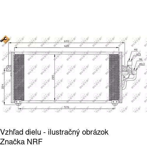 Chladiče klimatizácie POLCAR 5231K8C1