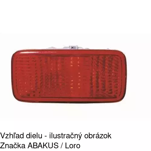 Záslepka hmlovky 5233980E /POLCAR/ - obr. 2