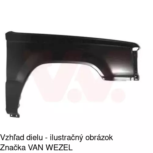 Predný blatník 527602 /POLCAR/ - obr. 1