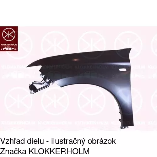 Predný blatník POLCAR 52D101-1