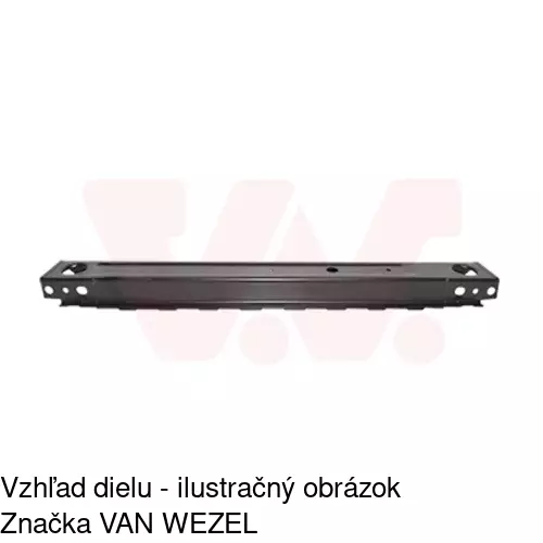 Dolný nosník predného čela POLCAR 52D124