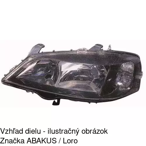 Hlavný reflektor 5508093E /POLCAR/ - obr. 1
