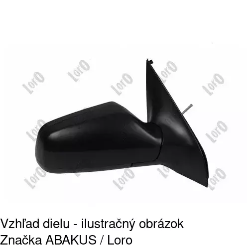 Rám vonkajšieho zrkadla POLCAR 550857PE