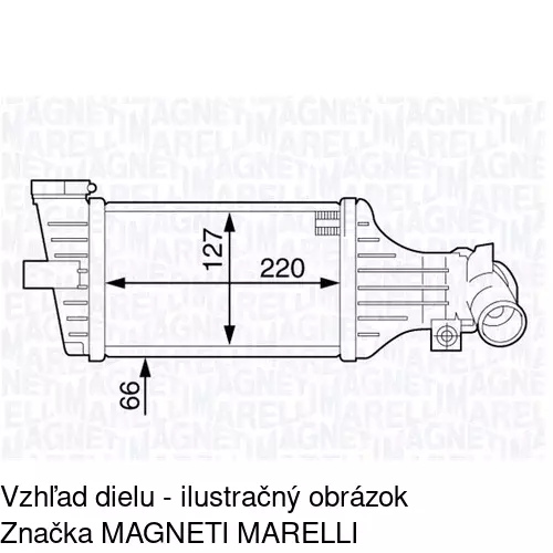 Chladiče vzduchu (Intercoolery) POLCAR 5508J8-3
