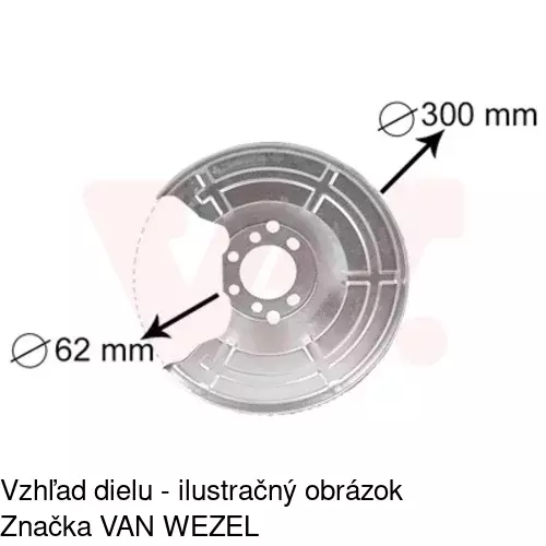 Brzdovy štít 5508OT50 /POLCAR/ - obr. 4