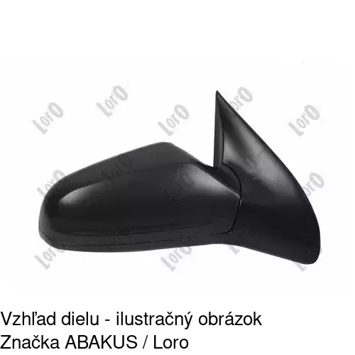 Vonkajšie zrkadlo 5509528S /POLCAR/ - obr. 1