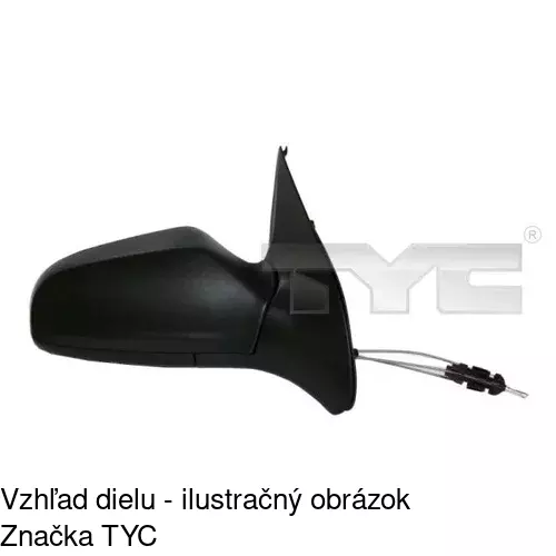 Rám vonkajšieho zrkadla 550954TE /POLCAR/ - obr. 4