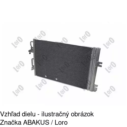 Chladiče klimatizácie 5509K8C3S /POLCAR/ - obr. 2