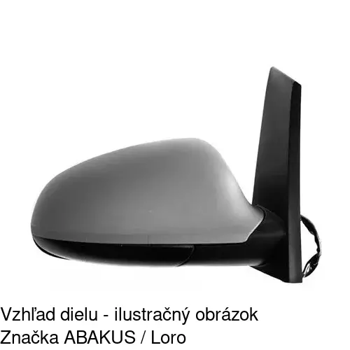 Vonkajšie zrkadlo 5511525S /POLCAR/ - obr. 2