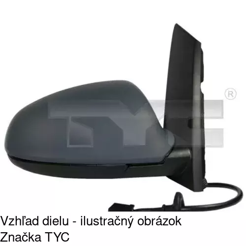 Rám vonkajšieho zrkadla 551155PE /POLCAR/ - obr. 2