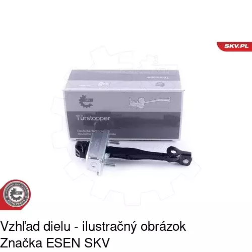 Doraz dverí 5511Z-31 /POLCAR/ - obr. 1