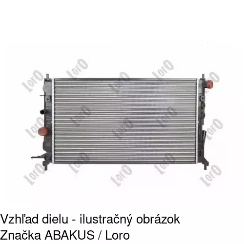 Chladiče vody 551608A6 /POLCAR/ - obr. 2