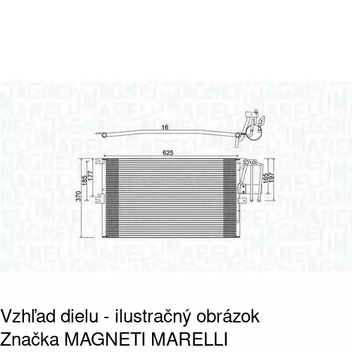 Chladiče klimatizácie 5516K8C1 /POLCAR/ - obr. 1