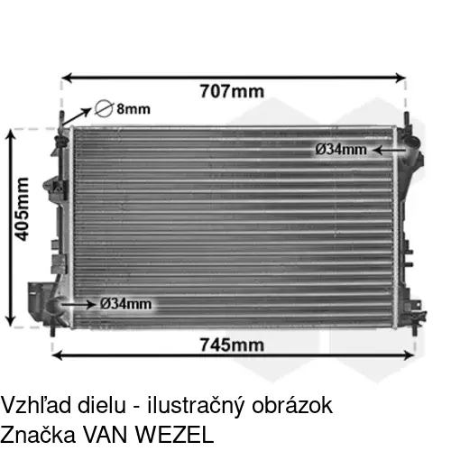 Chladiče vody 5518081X /POLCAR/ - obr. 5