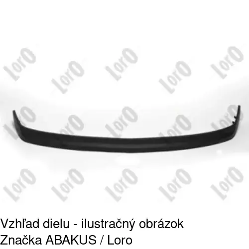 Spojler predného nárazníka 551825 /POLCAR/ - obr. 1