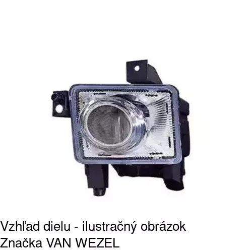 Hmlové svetlo - predné 5518291E /POLCAR/ - obr. 4