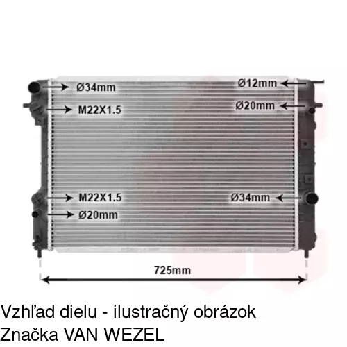 Chladiče vody 5528082X /POLCAR/ - obr. 4
