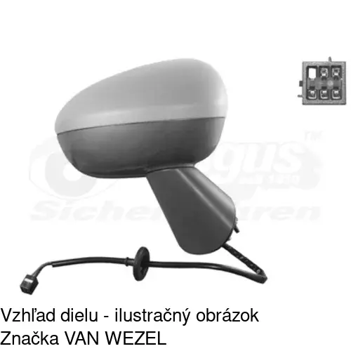 Vonkajšie zrkadlo 5546524M /POLCAR/ - obr. 3