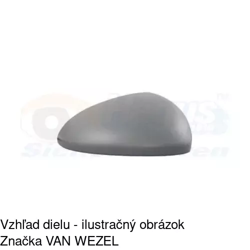 Rám vonkajšieho zrkadla 554655PM /POLCAR/ - obr. 5