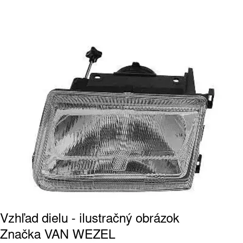 Hlavný reflektor 555110-E /POLCAR/ - obr. 4