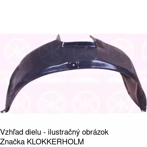 Podblatník (plast) POLCAR 5555FL1T
