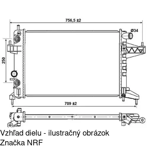 Chladiče vody POLCAR 5556085X