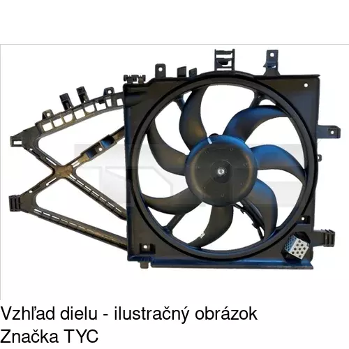 Ventilátory chladičov POLCAR 555623W6