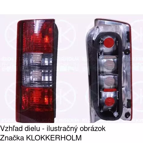 Zadné svetlo 5556872E /POLCAR/